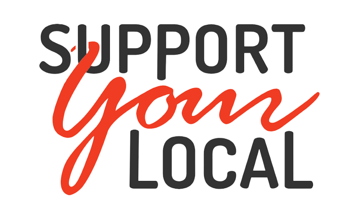 support your local logo
